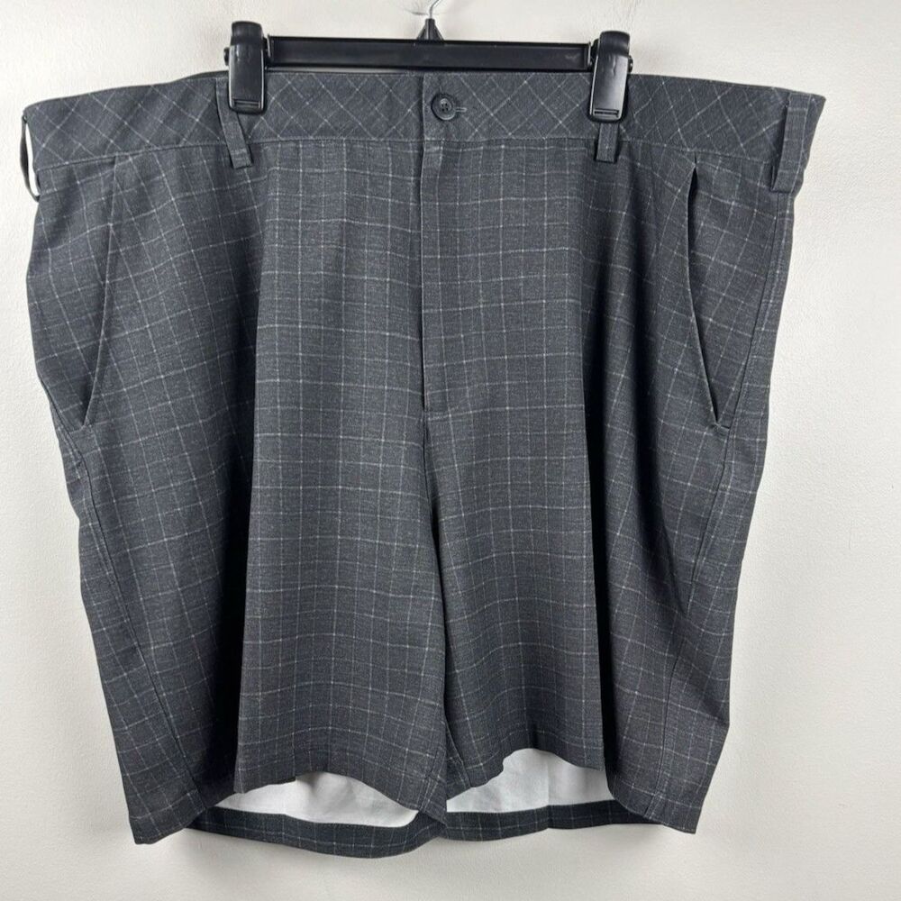 Reebok Golf Shorts Adult Size 50 Gray Patterned Athletic Stretch Casual Men's